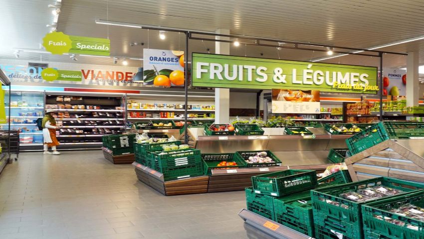 Aldi Belgien Supermarkt in Belgien
