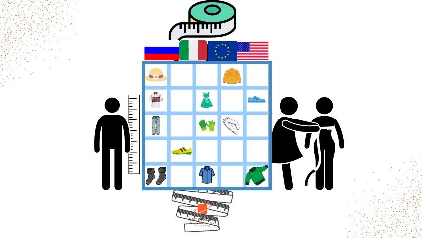 Realm cough Perforation Tabel de mărimi pentru haine din Italia: convertizor de mărimi în SUA,  Europa, Rusia și internațional - Shoponlina