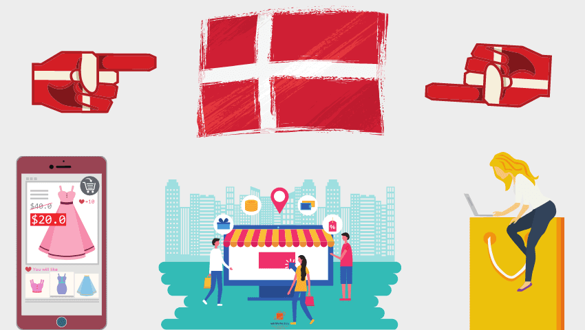 مواقع التسوق عبر الإنترنت الدنمارك

