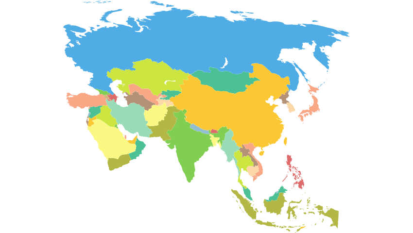 Asya haritası