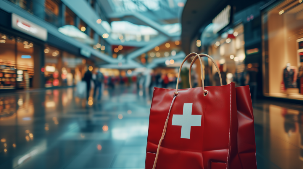 Shopping dans les centres commerciaux en Suisse