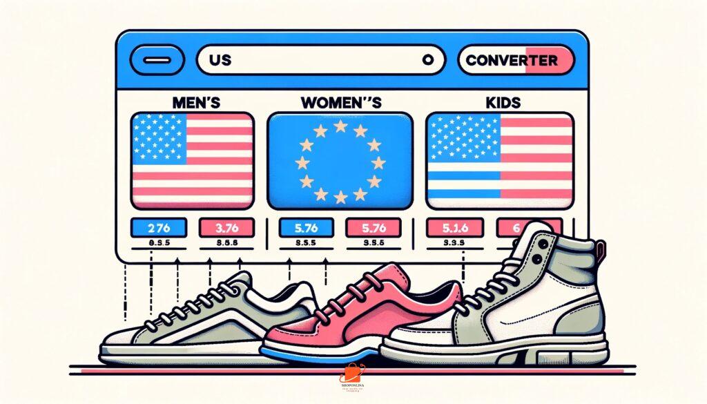 Taille de chaussure américaine dans l'UE